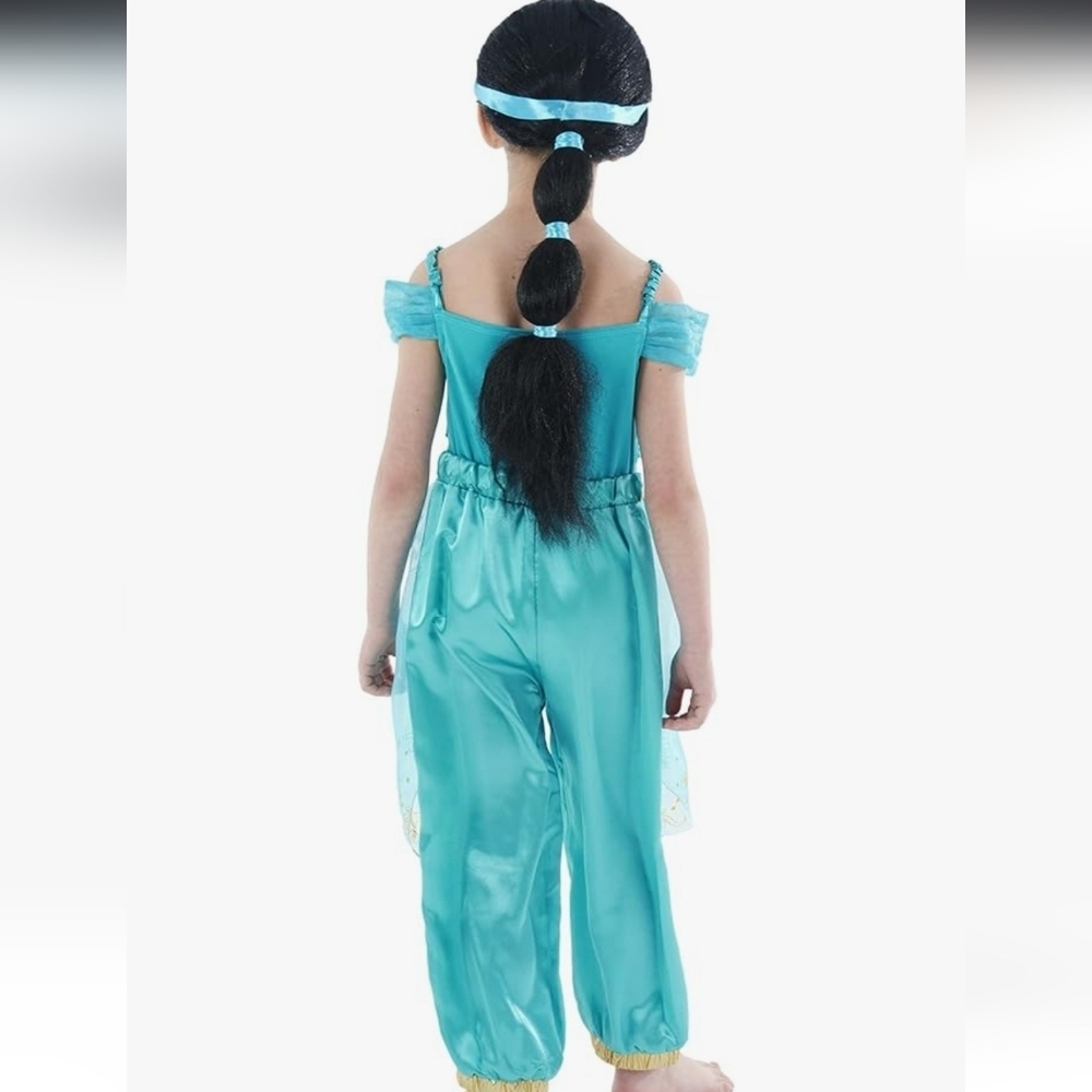 Princess Jasmine Costume with Headband and Braid - Picture 5 of 16